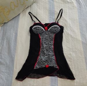 Never Naked Nightie Lingerie - wired cups